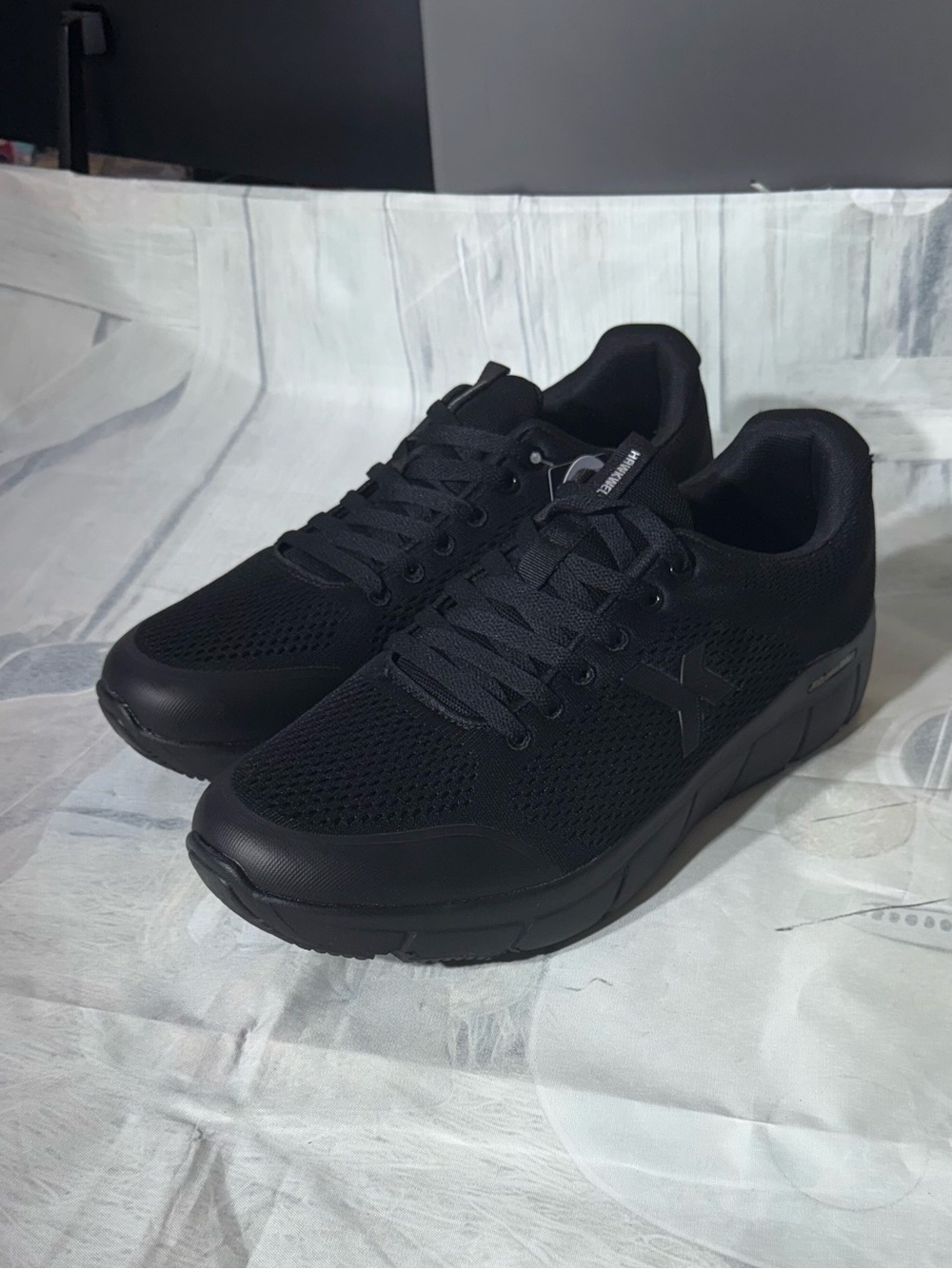 Hawkwell Men's CrewStep Elite Non Slip Work Shoes Slip Resistant Black SIZE 12